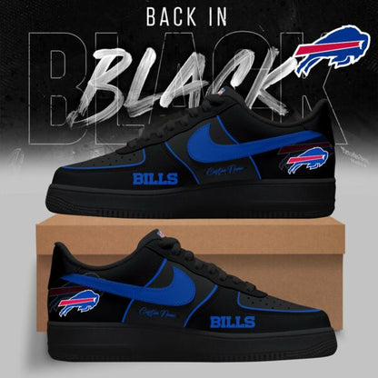 LIMITED EDITION - NEW CUSTOMIZED NFL03 BFB BUFFALO BILLS AF1 SNEAKERS