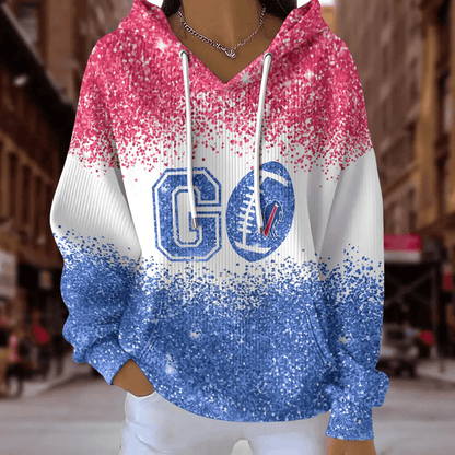 [SPECIAL OFFER] NEW CUSTOMIZED NFL03 BFB BUFFALO BILLS RIBBED HOODIE & SWEATSHIRT