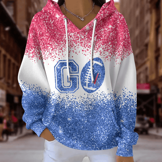 [SPECIAL OFFER] NEW CUSTOMIZED NFL03 BFB BUFFALO BILLS RIBBED HOODIE & SWEATSHIRT