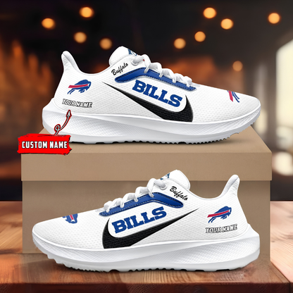 [SPECIAL OFFER] NEW CUSTOMIZED NFL03 BFB BUFFALO BILLS ROAD RUNNING SHOES