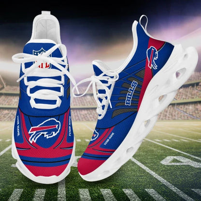 LIMITED EDITION - NEW CUSTOMIZED NFL03 BFB BUFFALO BILLS UNISEX MAX SOUL SHOES