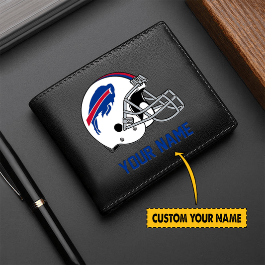 LIMITED EDITION - NEW CUSTOMIZED NFL03 BF BILLS LEATHER WALLET