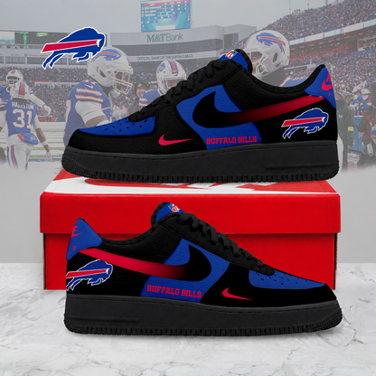 ELITE EDITION - NEW CUSTOMIZED NFL03 BFB BUFFALO BILLS AF1 SNEAKERS