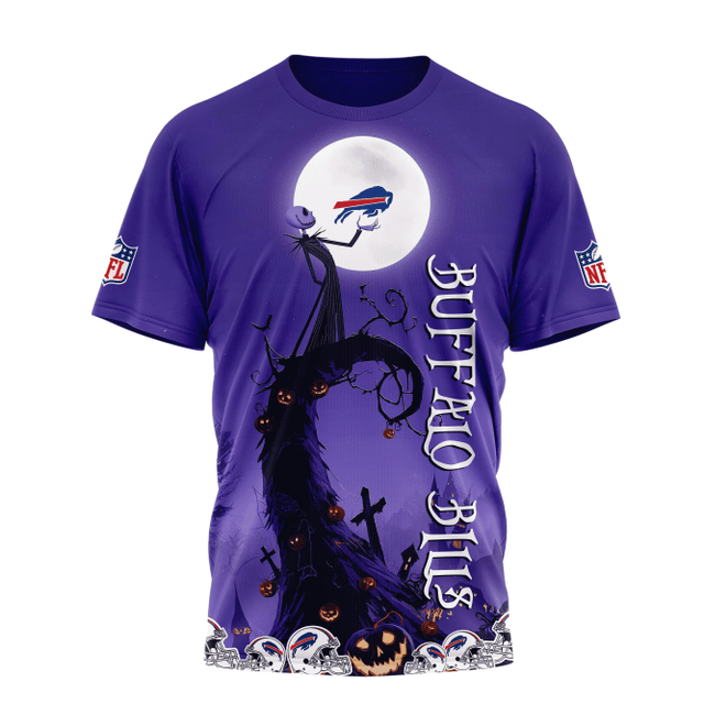 [SPECIAL OFFER] NEW CUSTOMIZED NFL03 BFB BUFFALO BILLS HALLOWEEN THE NIGHTMARE APPAREL