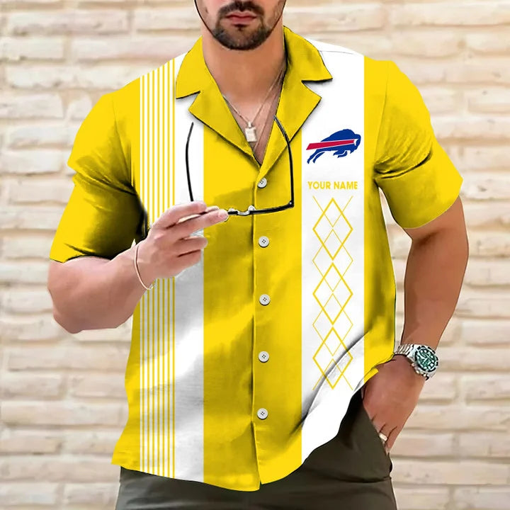 LIMITED EDITION - NEW CUSTOMIZED NFL03 BFB BUFFALO BILLS HAWAIIAN SHIRT