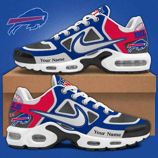 LIMITED EDITION - NEW CUSTOMIZED NFL03 BFB BUFFALO BILLS UNISEX AIR MAX PLUS SNEAKERS