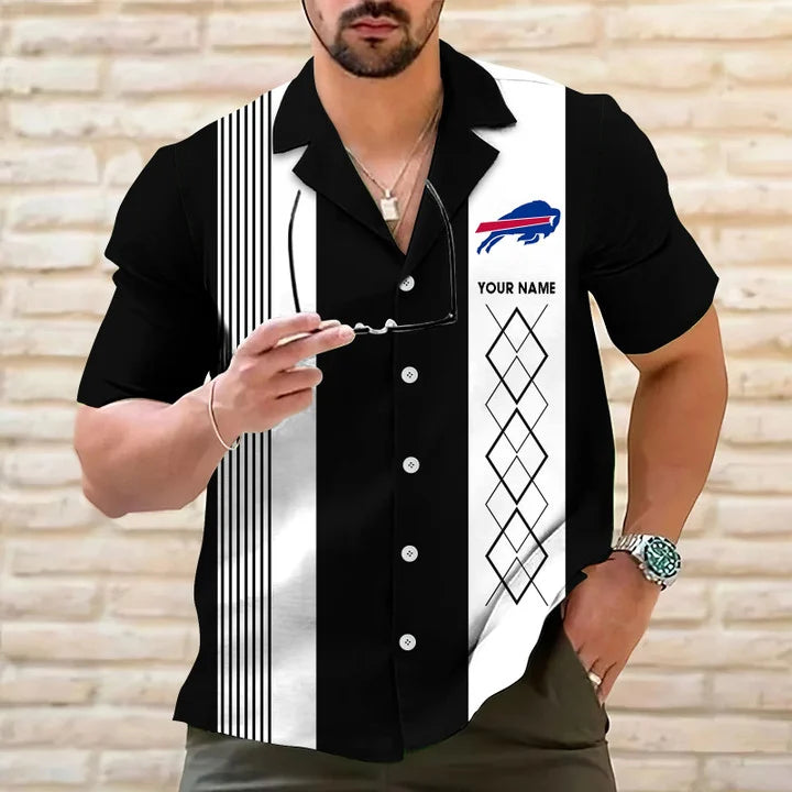 LIMITED EDITION - NEW CUSTOMIZED NFL03 BFB BUFFALO BILLS HAWAIIAN SHIRT