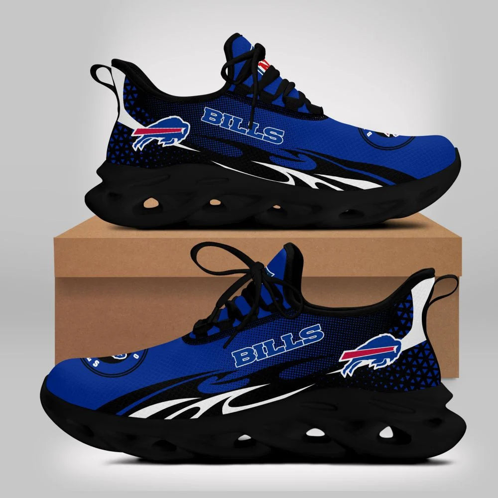 LIMITED EDITION - NEW CUSTOMIZED NFL03 BFB BUFFALO BILLS UNISEX MAX SOUL SHOES