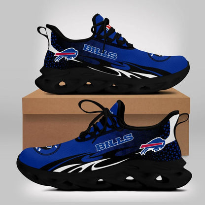 LIMITED EDITION - NEW CUSTOMIZED NFL03 BFB BUFFALO BILLS UNISEX MAX SOUL SHOES