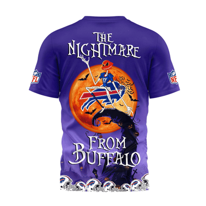 [SPECIAL OFFER] NEW CUSTOMIZED NFL03 BFB BUFFALO BILLS HALLOWEEN THE NIGHTMARE APPAREL