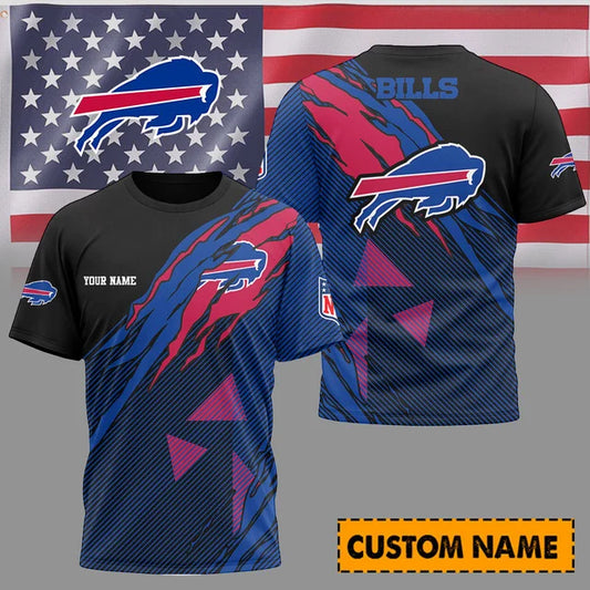 LIMITED EDITION - NEW CUSTOMIZED NFL03 BF BILLS UNISEX T-SHIRT & POLO