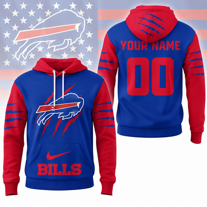 LIMITED EDITION - NEW CUSTOMIZED NFL03 BFB BUFFALO BILLS T-SHIRT, POLO SHIRT, ZIP POLO SHIRT, SWEATSHIRT, HOODIE & ZIP HOODIE