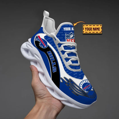 LIMITED EDITION - NEW CUSTOMIZED NFL03 BFB BUFFALO BILLS UNISEX MAX SOUL SHOES
