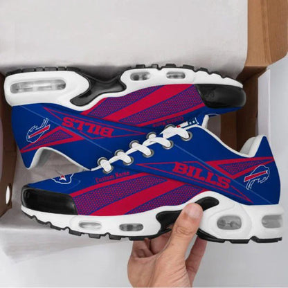 LIMITED EDITION - NEW CUSTOMIZED NFL03 BFB BUFFALO BILLS AIR MAX PLUS SNEAKERS