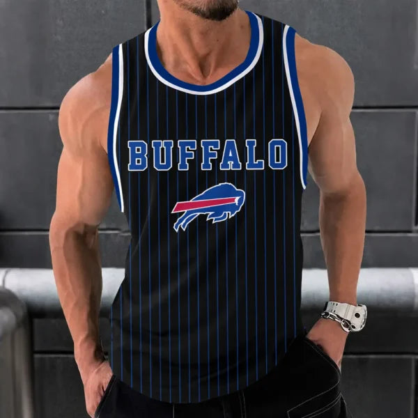 [SPECIAL OFFER] NEW CUSTOMIZED NFL03 BFB BUFFALO BILLS UNISEX TANK TOP