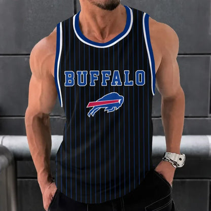 [SPECIAL OFFER] NEW CUSTOMIZED NFL03 BFB BUFFALO BILLS UNISEX TANK TOP