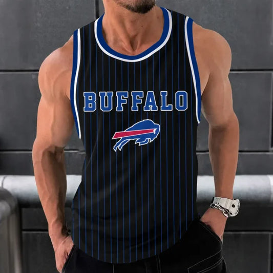 [SPECIAL OFFER] NEW CUSTOMIZED NFL03 BFB BUFFALO BILLS UNISEX TANK TOP