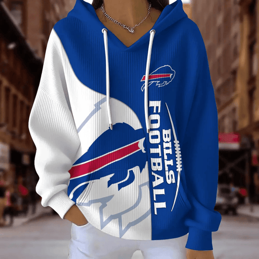 [SPECIAL OFFER] NEW CUSTOMIZED NFL03 BFB BUFFALO BILLS RIBBED HOODIE & SWEATSHIRT