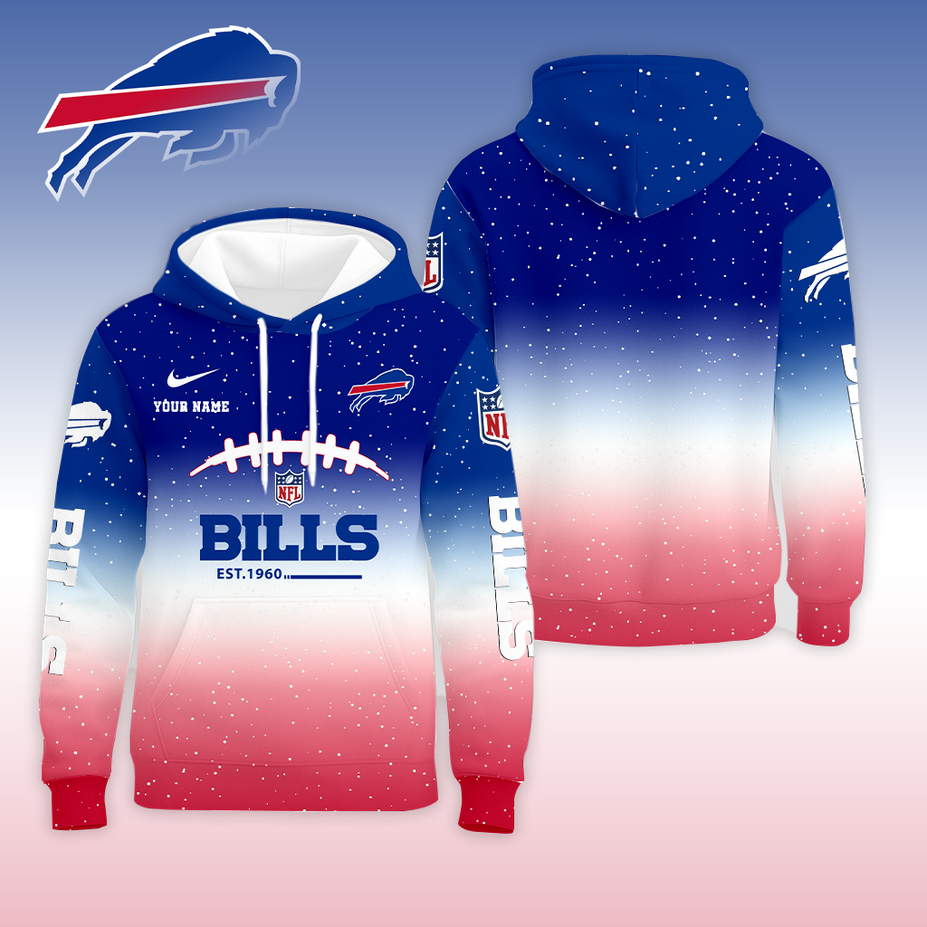 LIMITED EDITION - NEW CUSTOMIZED NFL03 BFB BUFFALO BILLS UNISEX T-SHIRT, POLO, HOODIE & JACKETS