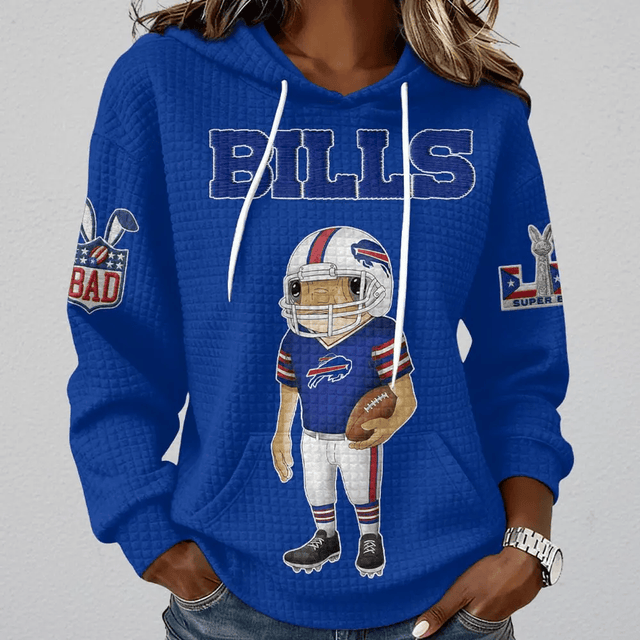 [SPECIAL OFFER] NEW CUSTOMIZED NFL03 BFB BUFFALO BILLS UNISEX HOODED SWEATSHIRT