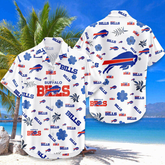 LIMITED EDITION - NEW CUSTOMIZED NFL03 BFB BUFFALO BILLS UNISEX HAWAIIAN SHIRT