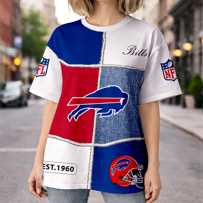 LIMITED EDITION - NEW CUSTOMIZED NFL03 BFB BUFFALO BILLS UNISEX T-SHIRT, POLO, HOODIE & JACKETS