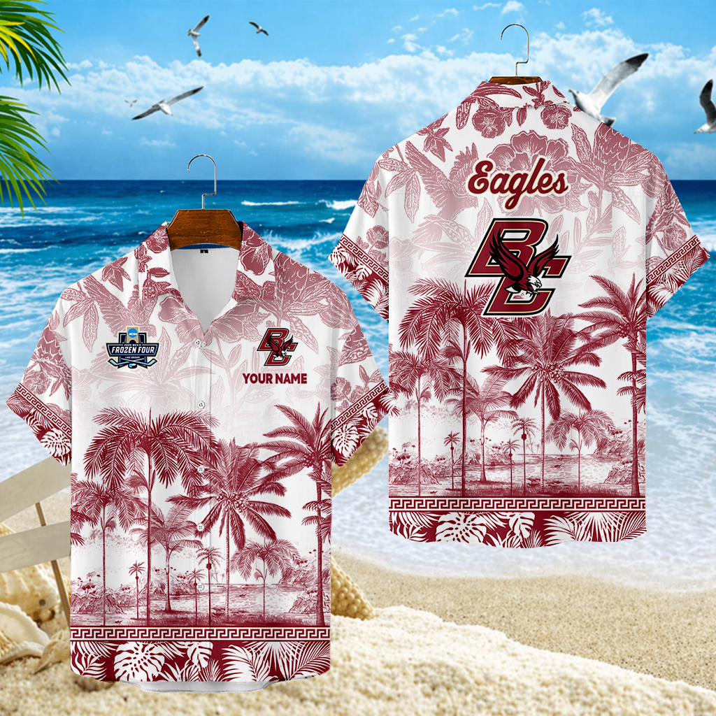 LIMITED EDITION - NEW CUSTOMIZED MFF03 BOE BOSTON COLLEGE EAGLES UNISEX HAWAIIAN SHIRT