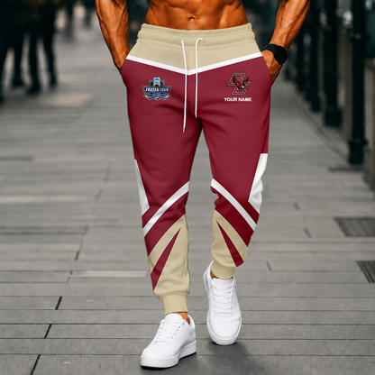LIMITED EDITION - NEW CUSTOMIZED NCAA MFF03 BOE BOSTON COLLEGE EAGLES SWEATPANTS