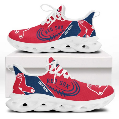 LIMITED EDITION - NEW CUSTOMIZED MLB03 BRS BOSTON RED SOX PREMIUM CLUNKY SNEAKERS