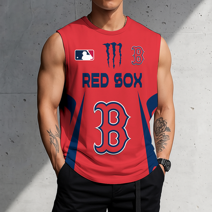 LIMITED EDITION - NEW CUSTOMIZED MLB03 BRS BOSTON RED SOX MEN'S GYM SHIRT