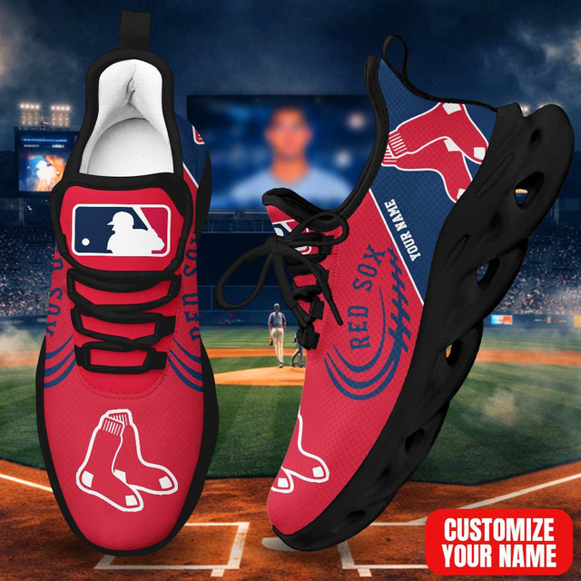 LIMITED EDITION - NEW CUSTOMIZED MLB03 BRS BOSTON RED SOX PREMIUM CLUNKY SNEAKERS