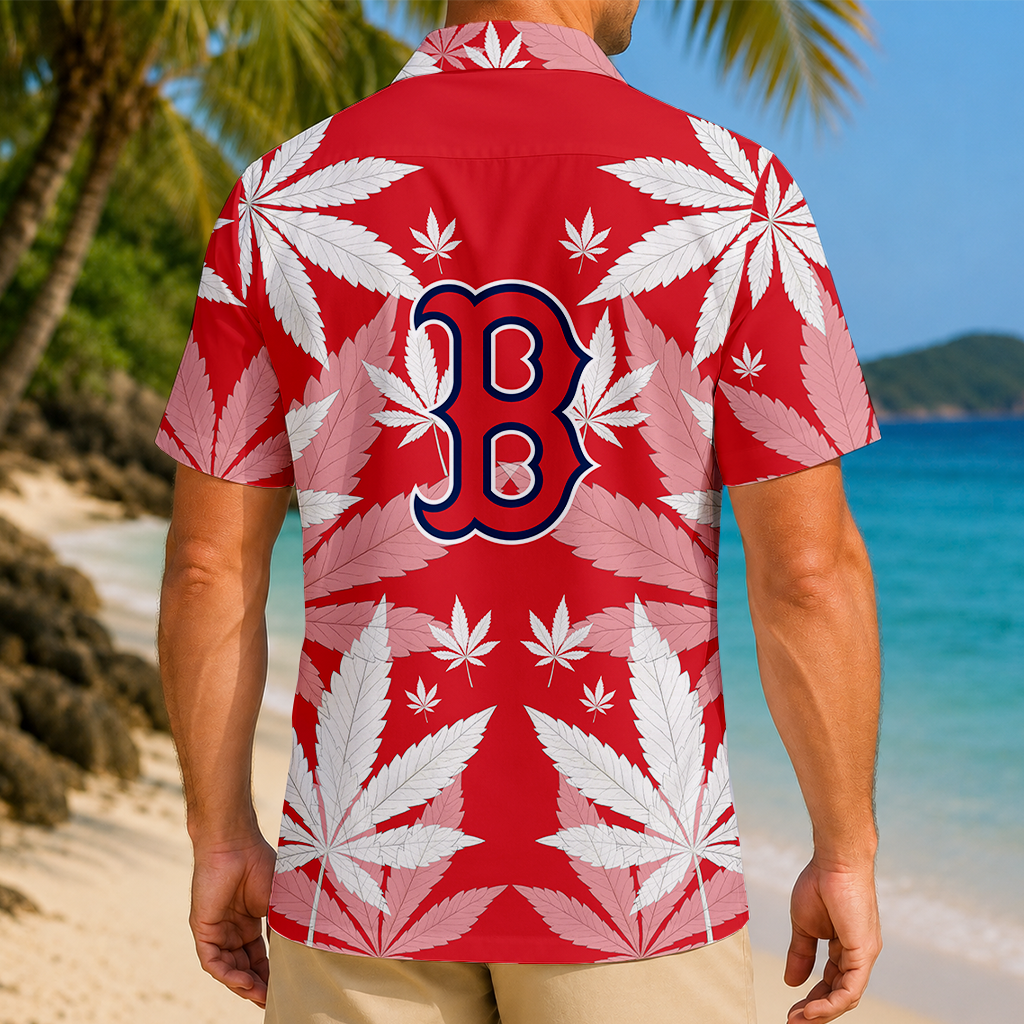 LIMITED EDITION - NEW CUSTOMIZED MLB03 BRS BOSTON RED SOX UNISEX HAWAIIAN SHIRT