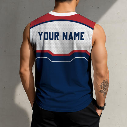 LIMITED EDITION - NEW CUSTOMIZED MLB03 BRS BOSTON RED SOX MEN'S GYM SHIRT