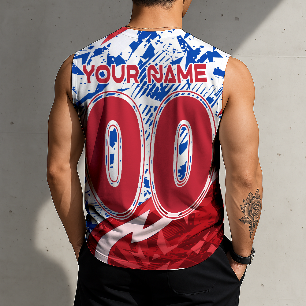 LIMITED EDITION - NEW CUSTOMIZED MLB03 BRS BOSTON RED SOX TANKTOP & GYM SHIRT