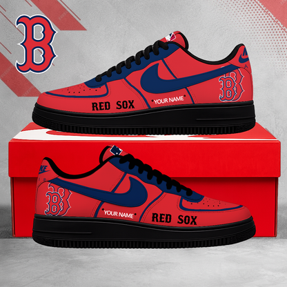SPECIAL EDITION - NEW CUSTOMIZED MLB03 BRS BOSTON RED SOX AF1 SHOES