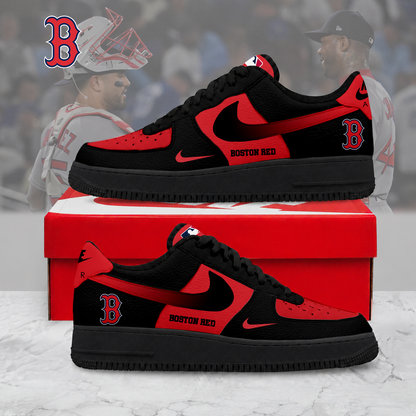 MEGA SALE - NEW CUSTOMIZED MLB03 BRS BOSTON RED SOX AF1 SHOES