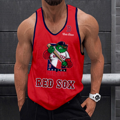 LIMITED EDITION - NEW CUSTOMIZED MLB03 BOSTON RED SOX UNISEX TANK TOP