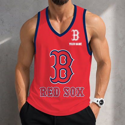 SPECIAL EDITION - NEW CUSTOMIZED MLB03 BOSTON RED SOX UNISEX TANK TOP