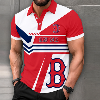 LIMITED EDITION - NEW CUSTOMIZED MLB03 BRS BOSTON RED SOX POLO SHIRT, ZIP POLO SHIRT & T-SHIRTS