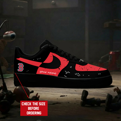 [FLASH SALE] NEW CUSTOMIZED MLB03 BRS BOSTON RED SOX AF1 SHOES