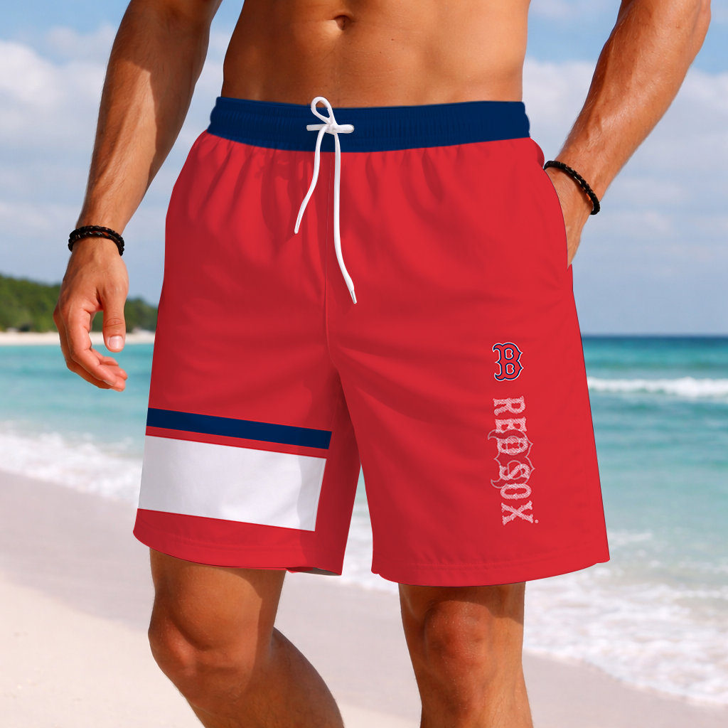 LIMITED EDITION - NEW PREMIUM MLB03 BRS BOSTON RED SOX BASEBALL SHORT PANTS