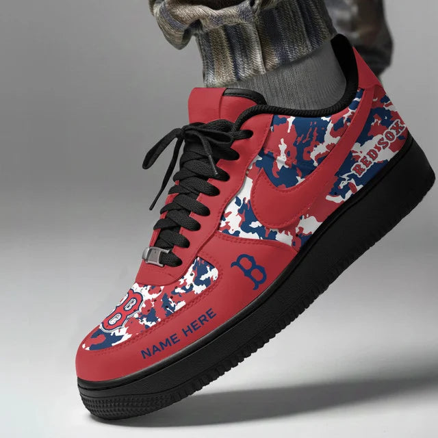 [FLASH SALE] NEW CUSTOMIZED MLB03 BRS BOSTON RED SOX AF1 SHOES