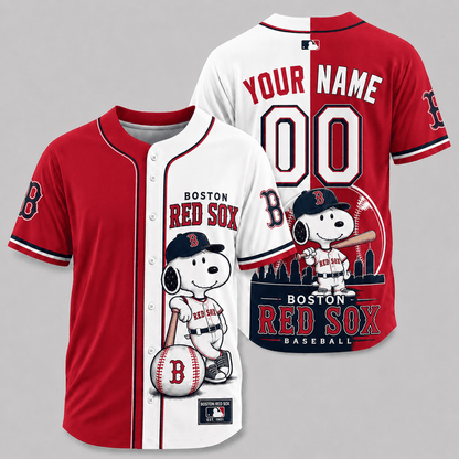 [FLASH SALE] NEW CUSTOMIZED MLB03 BRS BOSTON RED SOX BASEBALL JERSEY