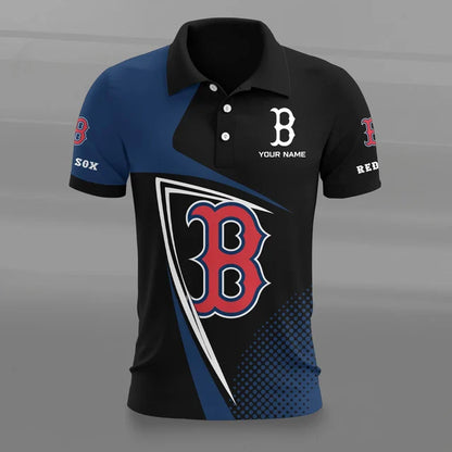 [FLASH SALE] NEW CUSTOMIZED MLB03 BRS BOSTON RED SOX POLO SHIRT