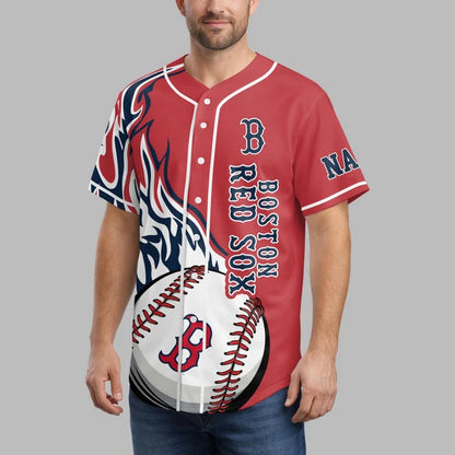 [FLASH SALE] NEW CUSTOMIZED MLB03 BRS BOSTON RED SOX BASEBALL JERSEY