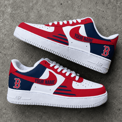 [FLASH SALE] NEW CUSTOMIZED MLB03 BRS BOSTON RED SOX AF1 SHOES