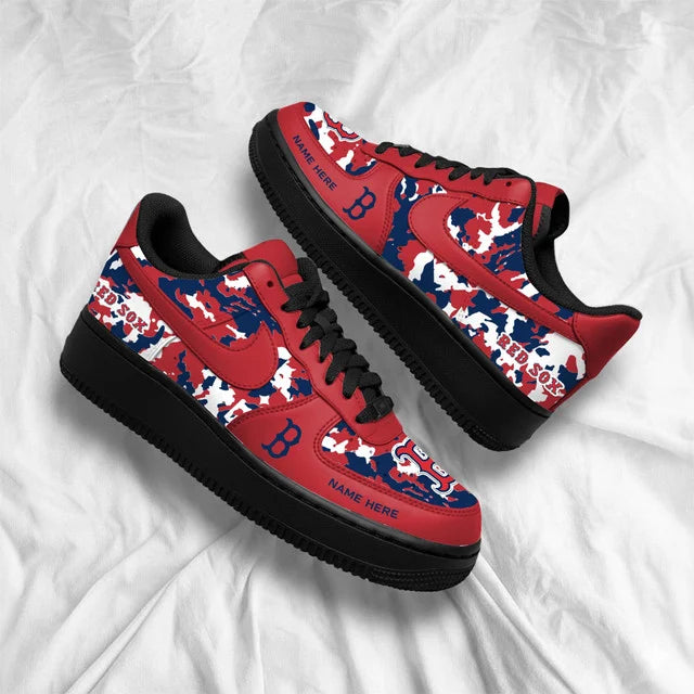 [FLASH SALE] NEW CUSTOMIZED MLB03 BRS BOSTON RED SOX AF1 SHOES