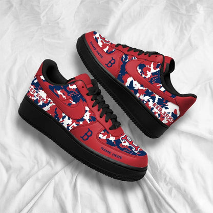 [FLASH SALE] NEW CUSTOMIZED MLB03 BRS BOSTON RED SOX AF1 SHOES