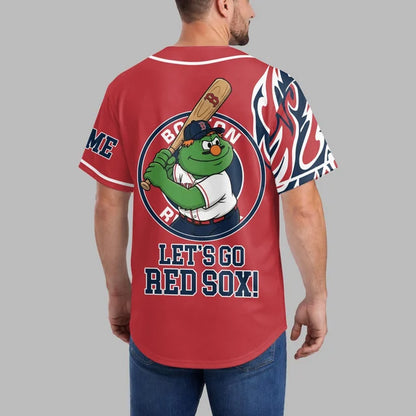 [FLASH SALE] NEW CUSTOMIZED MLB03 BRS BOSTON RED SOX BASEBALL JERSEY