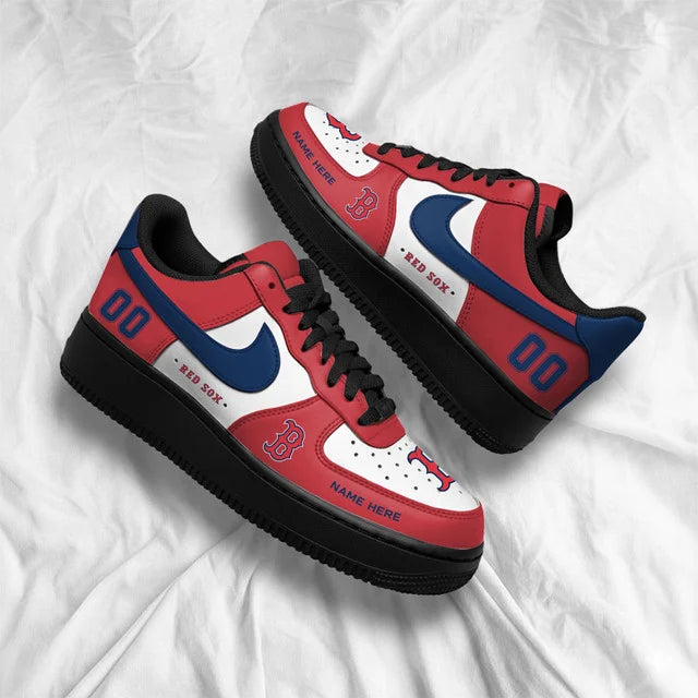 [FLASH SALE] NEW CUSTOMIZED MLB03 BRS BOSTON RED SOX AF1 SHOES
